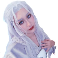 soft cat brand game final fantasy xiv ff14 cosplay wig venat cosplay wig light blue long hairfree wig cap