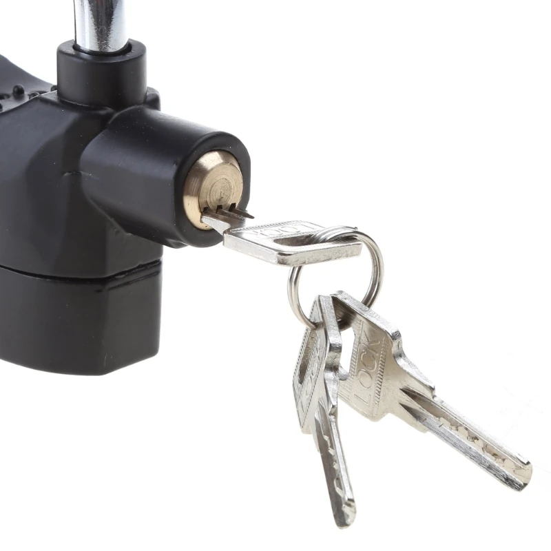 

Dropship Waterproof Siren Alarm Padlock Alarm Lock for Motorcycle Short Beam Bike