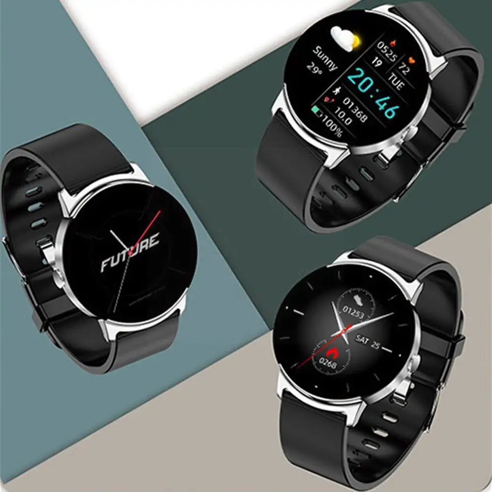

1pcs For Ks02 Watch Unisex Heart Rate Blood Pressure Monitoring Nfc Bt Music Fitness Tracker Bracelet Wat K1z7