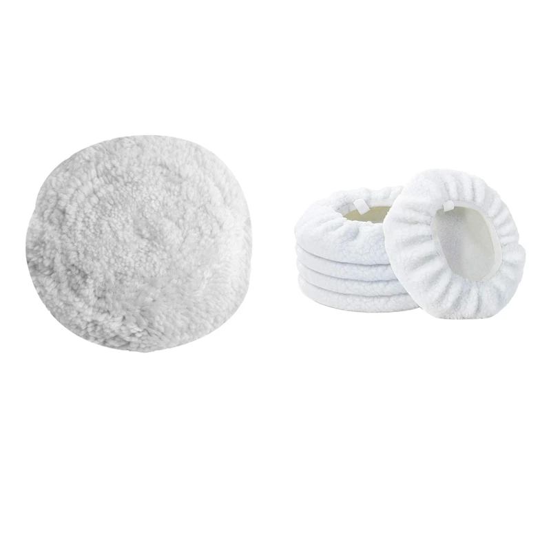 

Автомобильная шерстяная полировальная накладка с внешним диаметром 20 см, полировальная накладка с 5 шт., 10-дюймовая полировальная Накладка ...