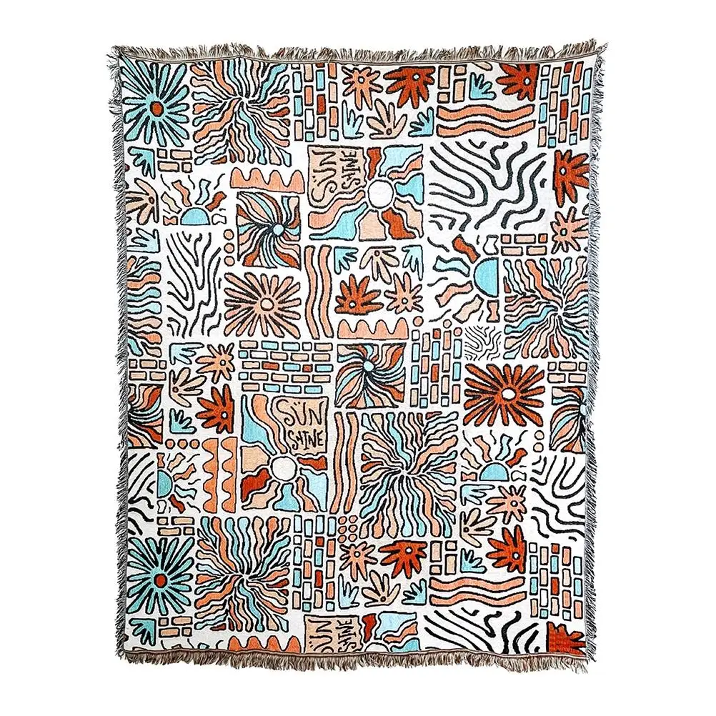 

Boho Throw Blanket Indian Beach Blanket Rugs Camping Picnic Blanket Bohemian Throw Blankets For Camping Yoga Travel Practical