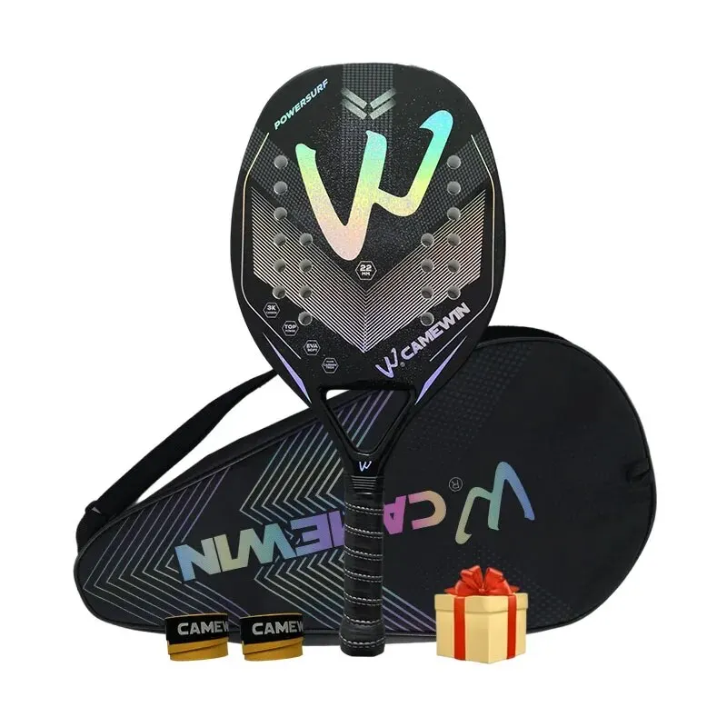 Теннисная Ракетка Camewin 3K Полностью Углеродное Волокно Грубая Поверхность Для
