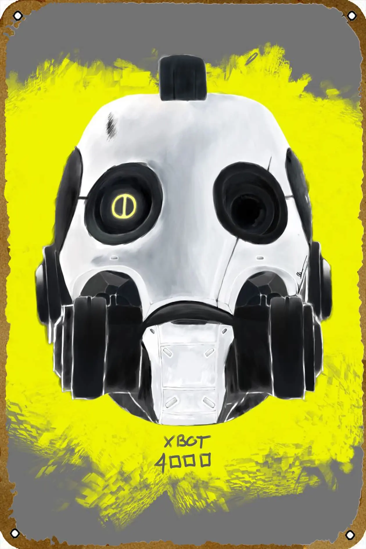 Оловянная винтажная металлическая табличка xbot 4000 для мужчин и женщин Настенный