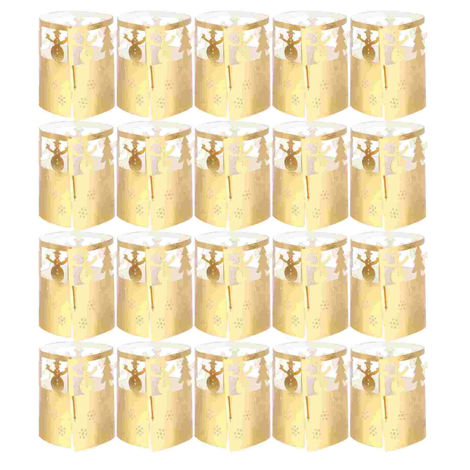 

Lampshade Tea Light Party Paperlamp Holderwraps Led Shadeenclosures Christmas Decoration Table Flameless Decor