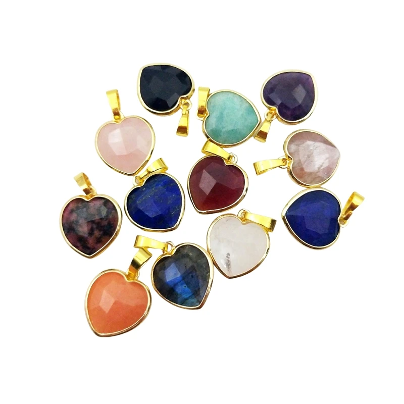 Подвеска-Соединитель с граненым драгоценным камнем подвеска кристаллами