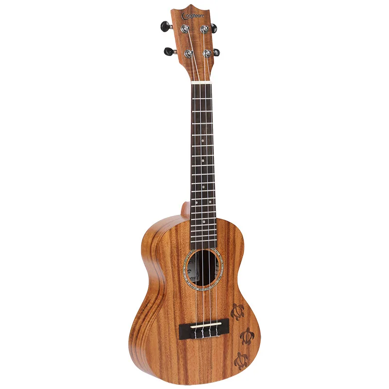 

Wood Vintage Ukulele 23 Inch Music Note Acacia Ukulele Country Small Guitar Hawaii Bright Kit Ukulele Concierto Music Instrument