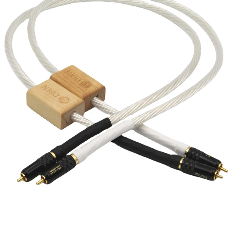 Аудиофил Odin Supreme ссылка интерсоединение RCA кабель посеребренный HIFI аудио кабели |