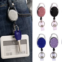 retractable creative badge reel card clip students nurse girl exhibition name card chest card holder id card badge holder