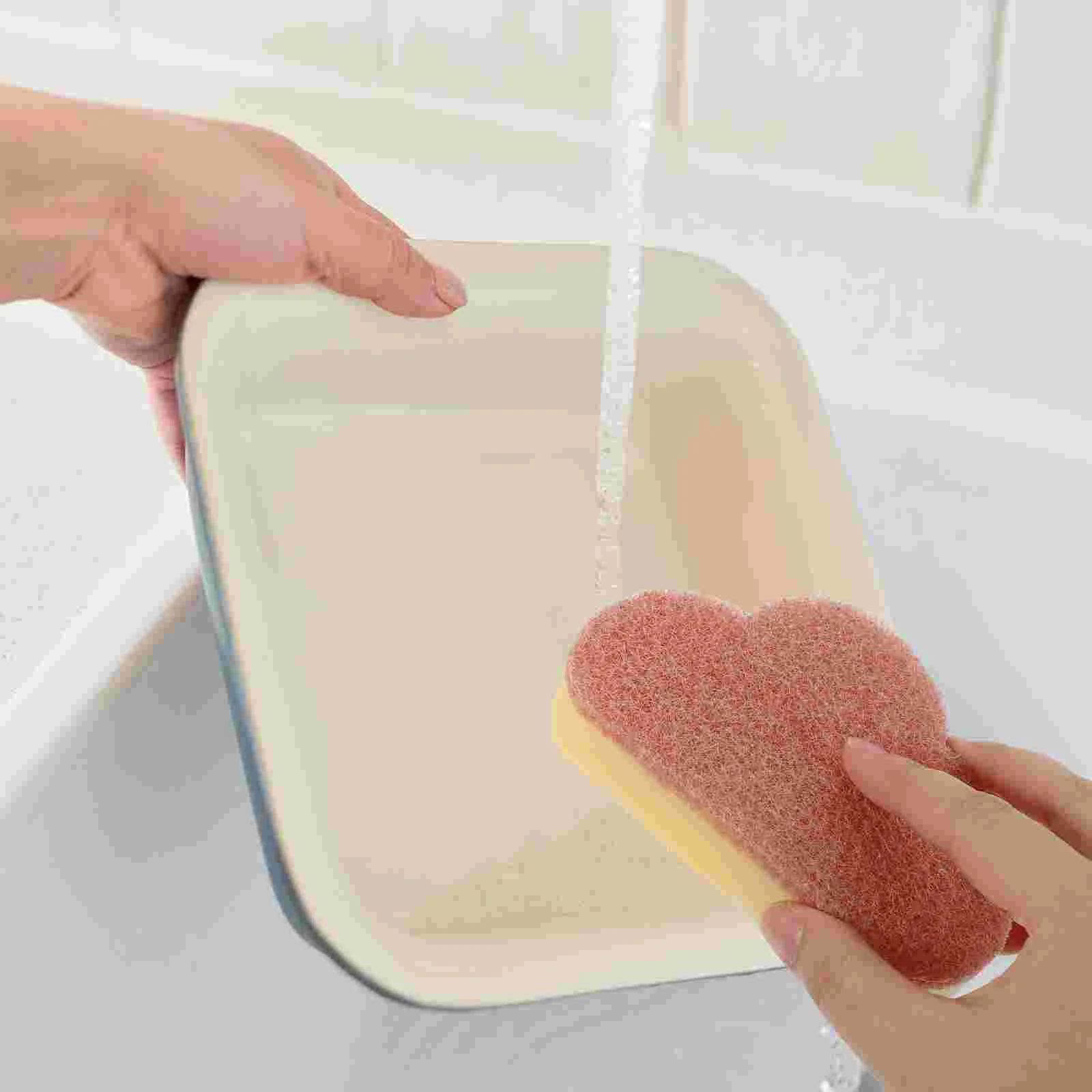 

12 Pcs Bowl Sponge Cleaning Sponges Household Dish Shape Kitchen Cup Creative Scrubber Melamine Home utensils