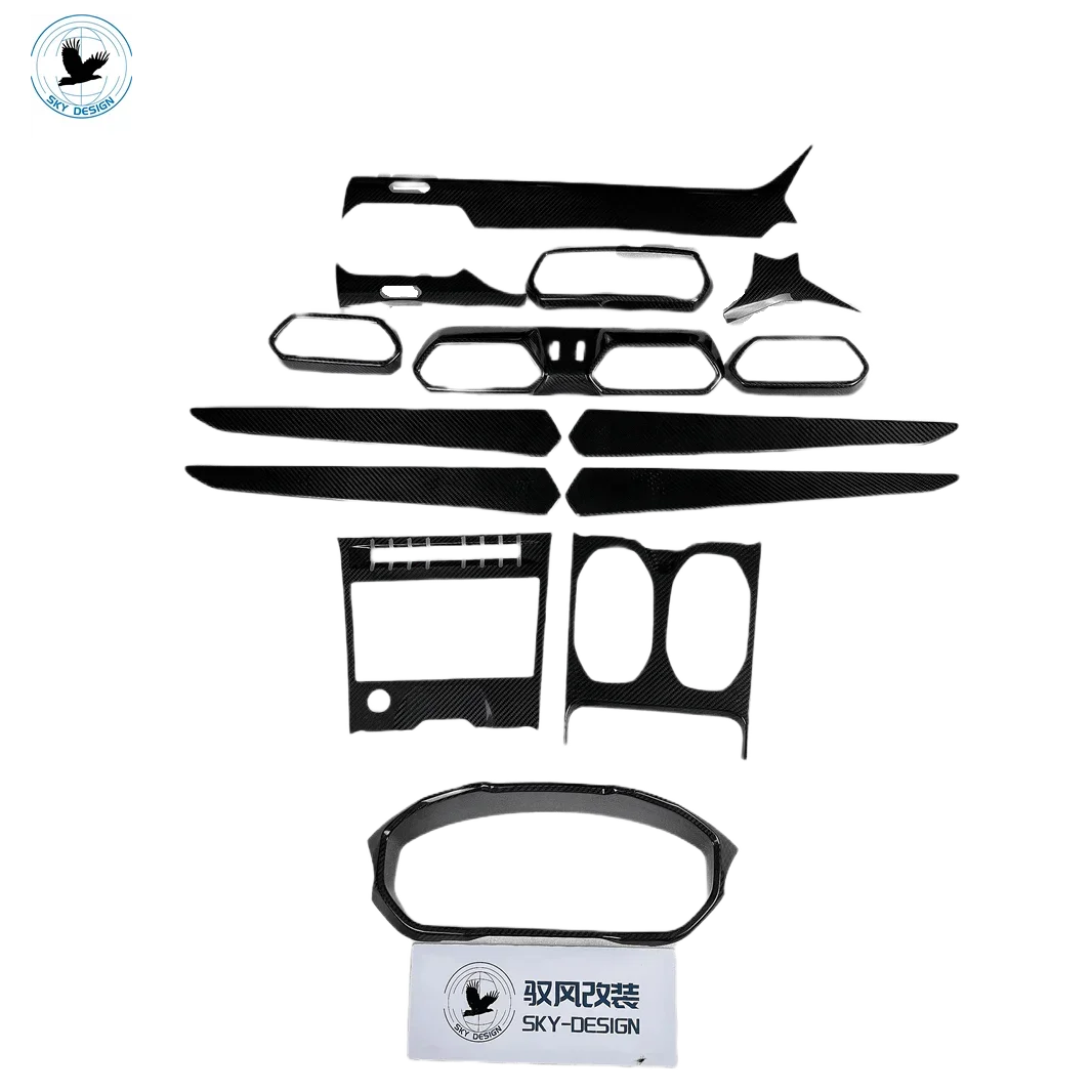 Trockene Kohlefaser-Tür verkleidungen Innenausstattung der Klimaanlage für Lamborghini URUS