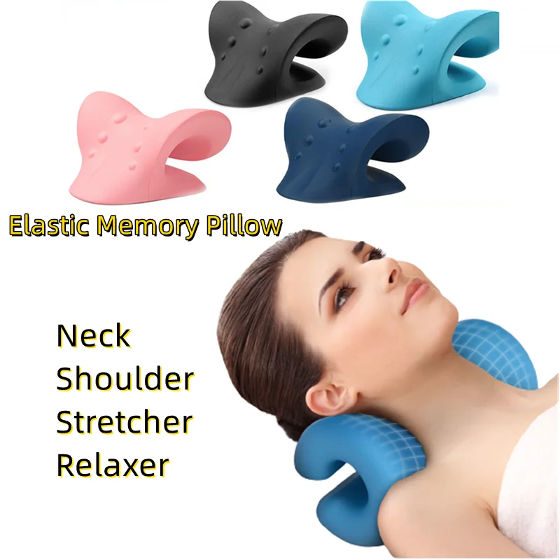 

Neck Shoulder Stretcher Relaxer Shoulder Massage Pillow Cervical Spine Stretch Gravity Relieve Pain Spine Correction Alignment