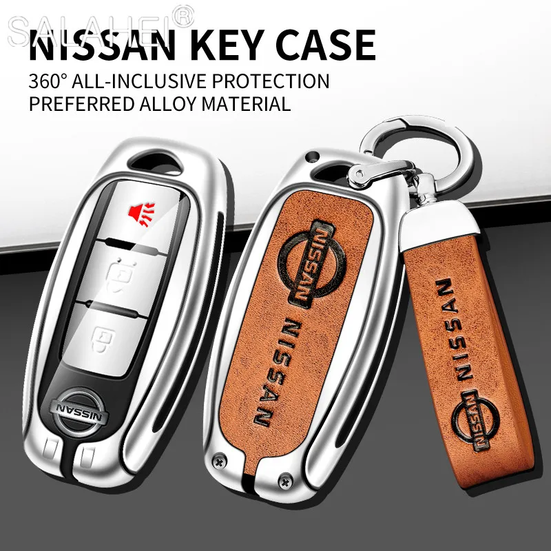 

Car Remote Key Fob Case Cover For Nissan Qashqai Juke J10 J11 X-Trail T32 T31 Kicks Tiida Pathfinder Note Keychain Accessories