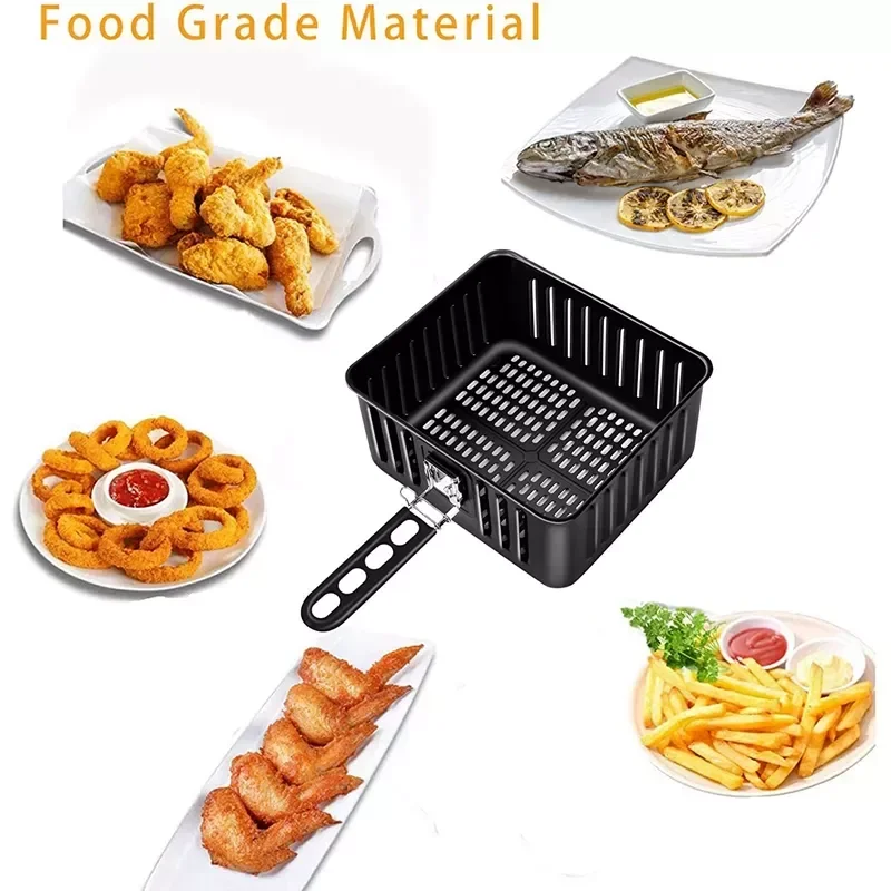 

NEW2023 Air Fryer Basket 6QT for Gowise USA Ninja COSORI Chefman Air Fryer Oven,Air Fryer Oven Accessory,Fry Basket