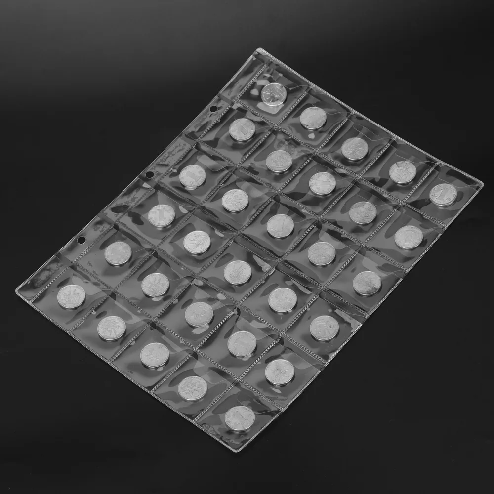 Классический Держатель Для Альбома Монет 20/30/42 Слота Альбом Сбора Денег Чехол