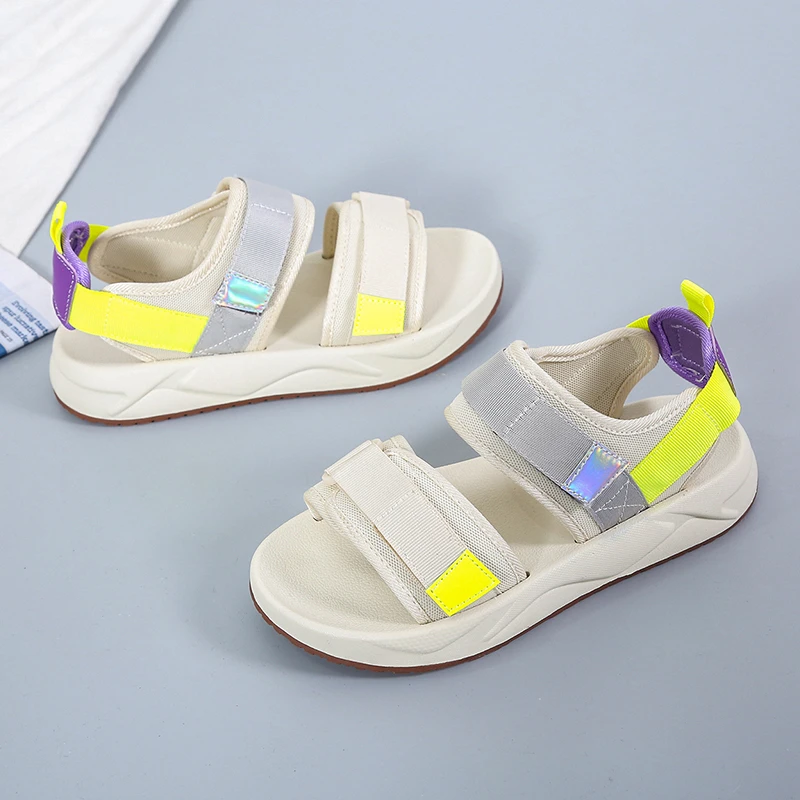 

Женские летние сандалии 2023, праздничные пляжные сандалии, ремешок на ногу, волшебные палочки, легкая женская обувь на платформе