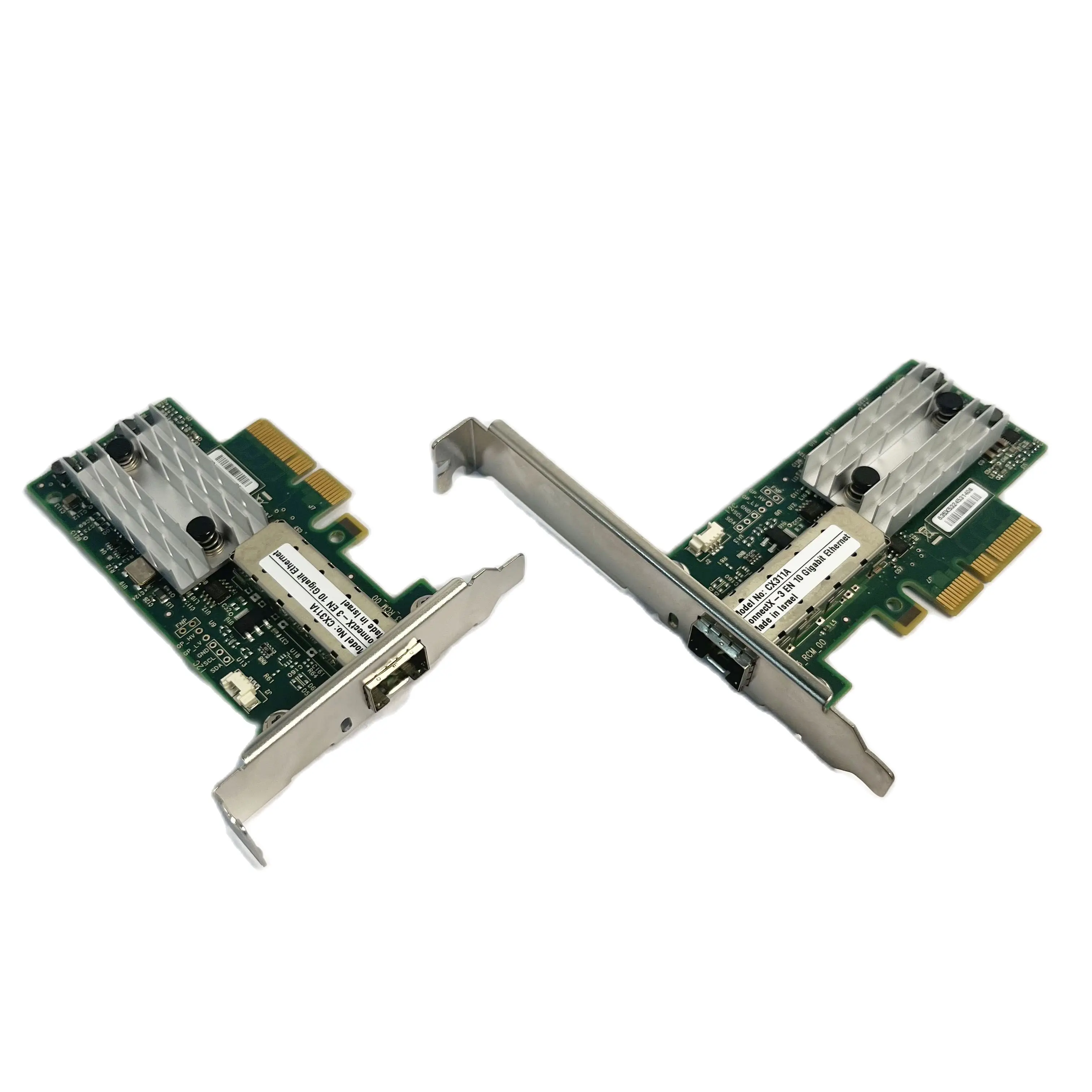 2PC Mellanox ConnectX-3 CX311A MCX311A-XCAT EN 10G Ethernet 10GbE SFP+ PCIe NIC Network Adapter With 2 Brackets