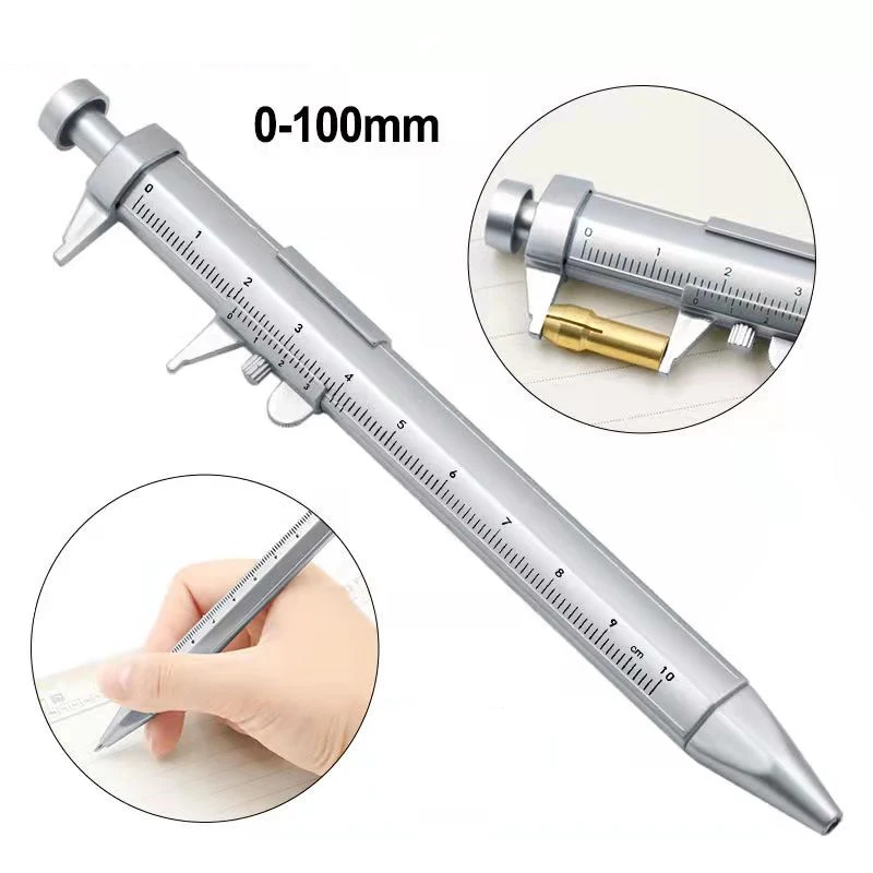 Multifunction Gel Ink Pen Vernier Caliper Roller Ball Pen Stationery Novelty Stationery  Cute Stationery School Supplies