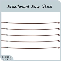 5pcs brazilwood round stick bow stick unfinished 44 violin bow stick blank