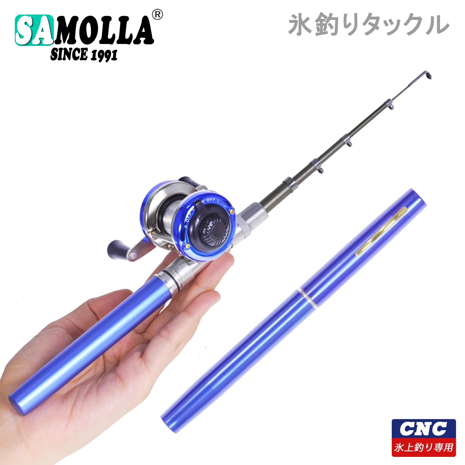 Telescopic Mini Fishing Rod And Trolling Reel Combo Set Pen 