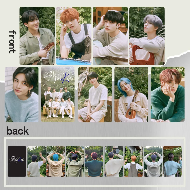 

9pcs/set Kpop Idol Stray Kids Lomo Cards 2023 Photocards Photo Card Postcard for Fans Collection