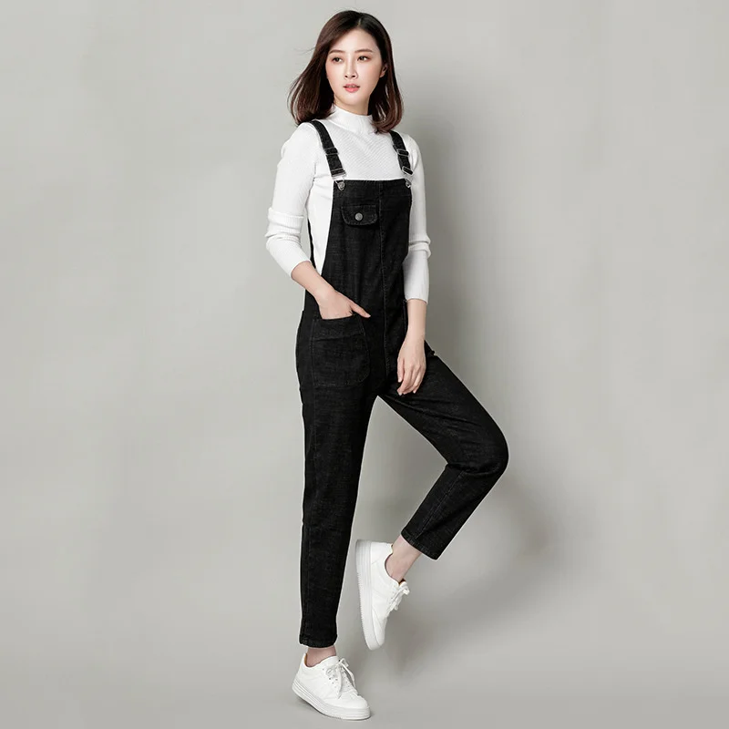 

New Fashion Women High Quality Ovealls Pants Winter and Autumn Cargo Pants Ladies
