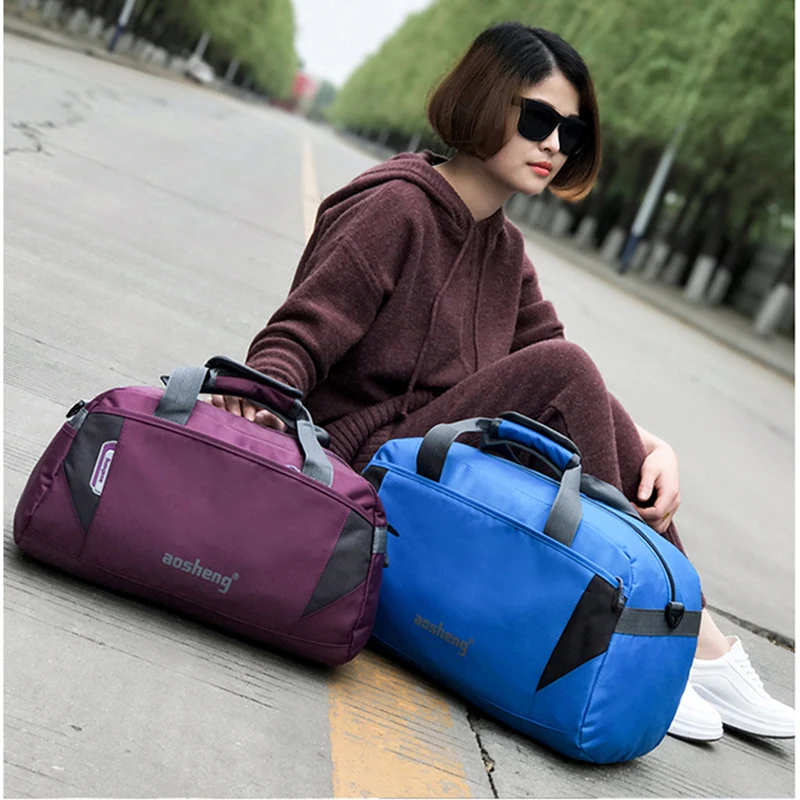 Valise Tote Bag for Women Clothes Gym Fitness Yoga Travel Luggage Handbag Cross Duffle Sports Shoulder Weekend Waterproof Bag
