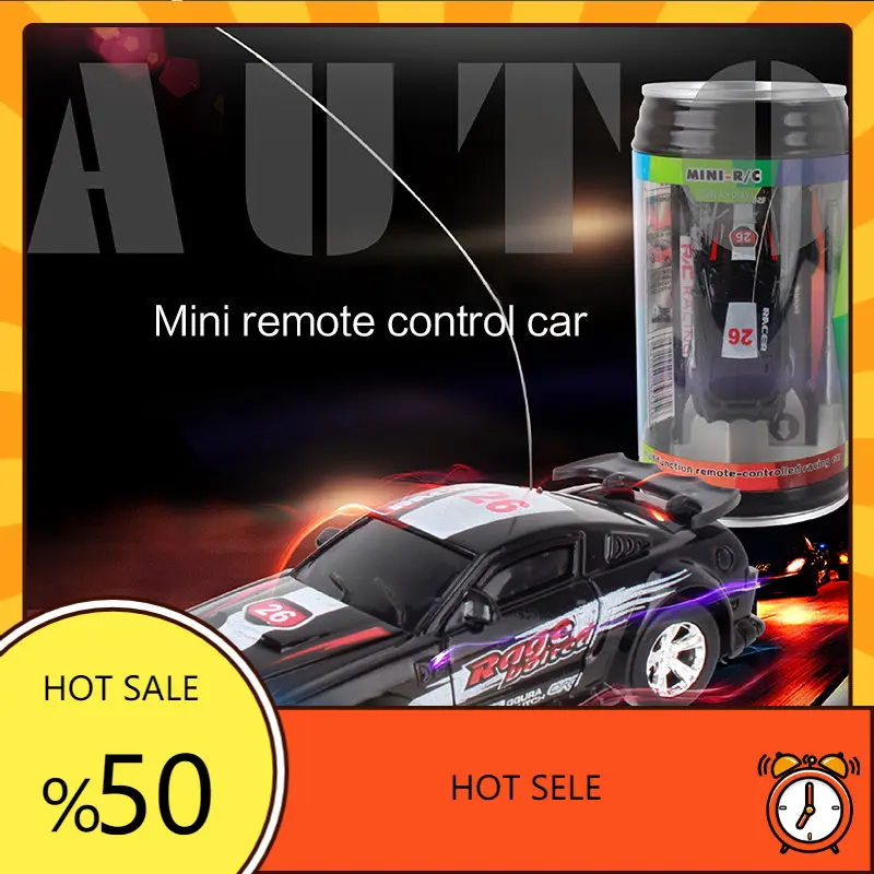 

1:45 Coke Can Mini RC Car Children Radio Remote Control Micro Racing Car 4 Frequencies Toy For Kids Gifts RC Models Car