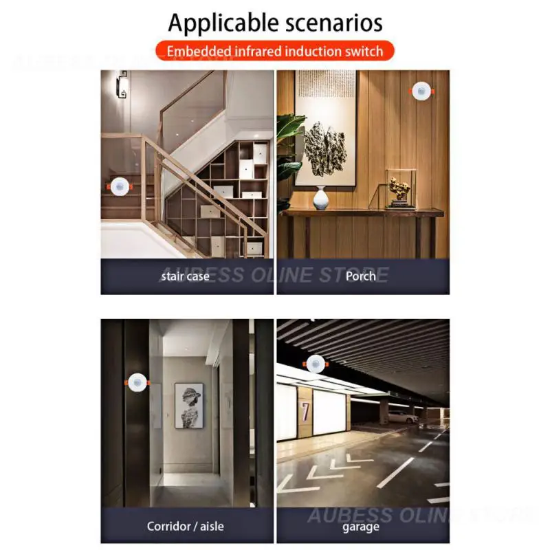 Датчик человеческого тела переключатель с регулируемым потолочным датчиком