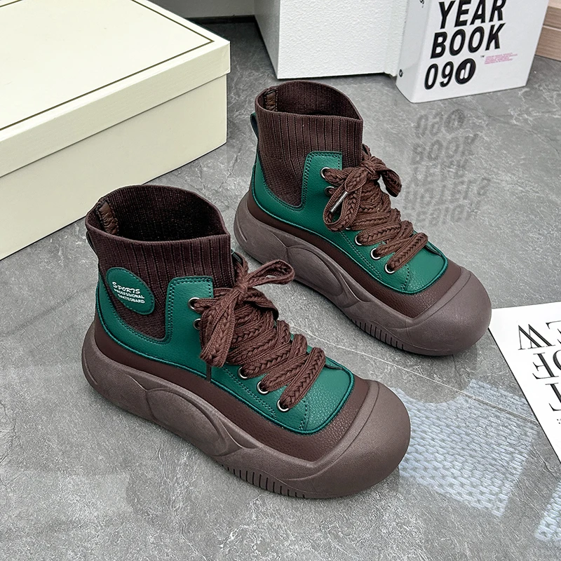 Оригинальные Брендовые Женские Модные Теннисные Туфли На Платформе 2024