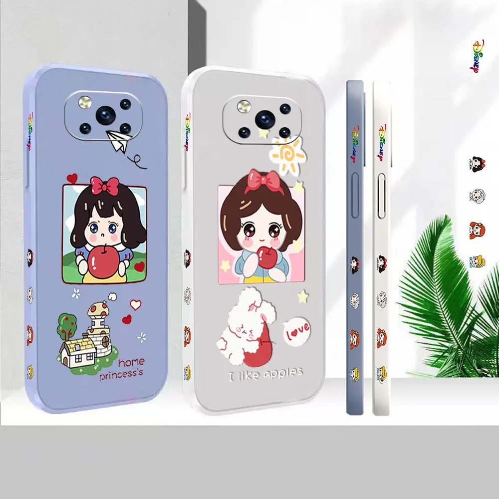 

Phone Case For Xiaomi PCOO F3 M3 X2 X3 M4 GT 6X 8 CC9 CC9E MIX 2 2S 3 4 Black Shark 3 4 5 Pro 5G Snow White Cover Funda Cqoues