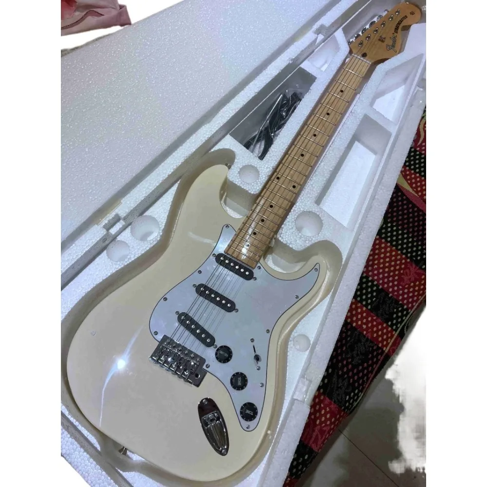 Отправить в течение 3 дней Электрогитара из красного дерева изготовленный на