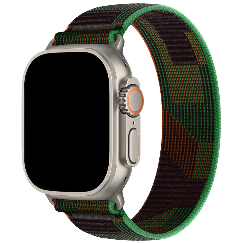 Фото Эластичный ремешок Solo Loop для Apple Watch Ultra 2 Band 49 мм 44 мм 45 мм 41 мм 40 мм Браслет Trail iWatch Series 10 9 8 7 6 Se 42 46 мм №4