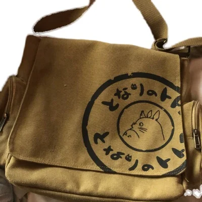 Женская сумка-почтальонка с принтом Мой сосед Тоторо |