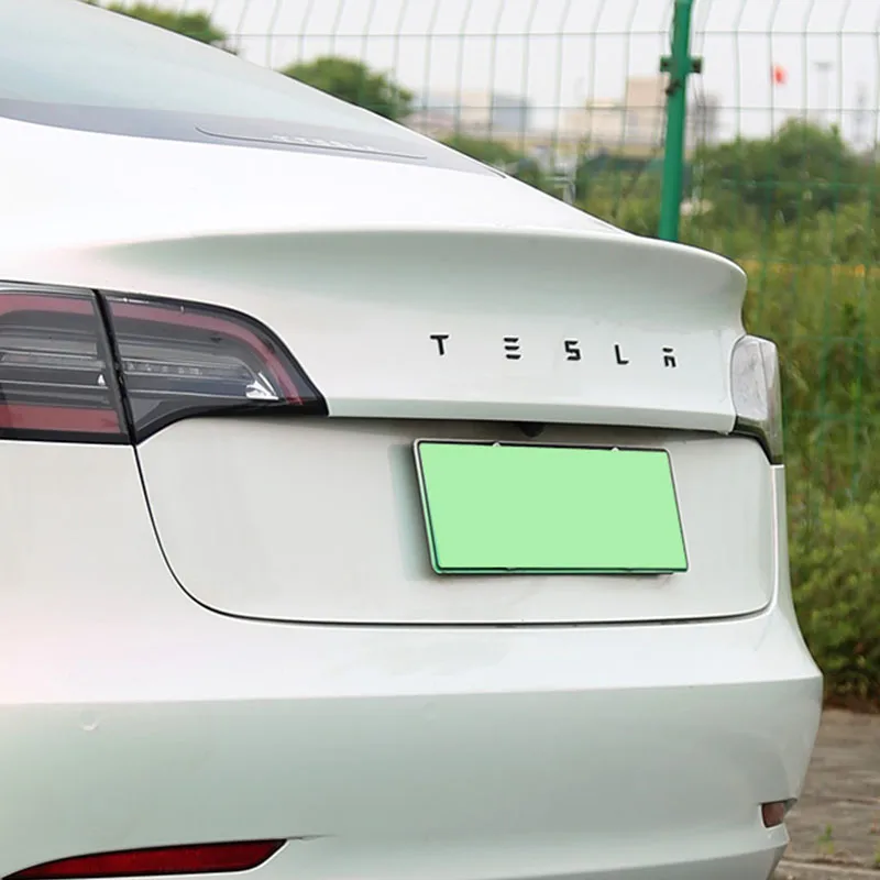 

Автомобильная наклейка с надписью на багажник Tesla, логотип, надпись «хвост», аксессуары для автомобиля Tesla Model Y 3 S X Three, модель 3