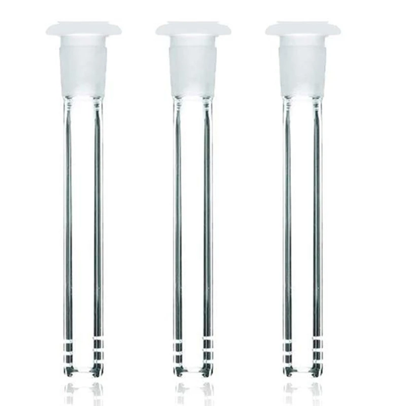 

3 Pack Thickness 18mm By 14mm Stem Clear Scientific Glass Tube Adapter (3.5 Inch)