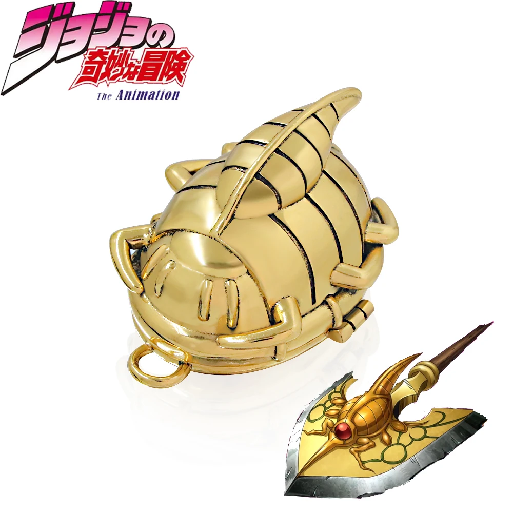 

Anime JOJOS BIZARRE ADVENTURE Keychain Jolyne Cujoh Arrow Copper Material Key Ring Collect Souvenirs Jewelry Gift