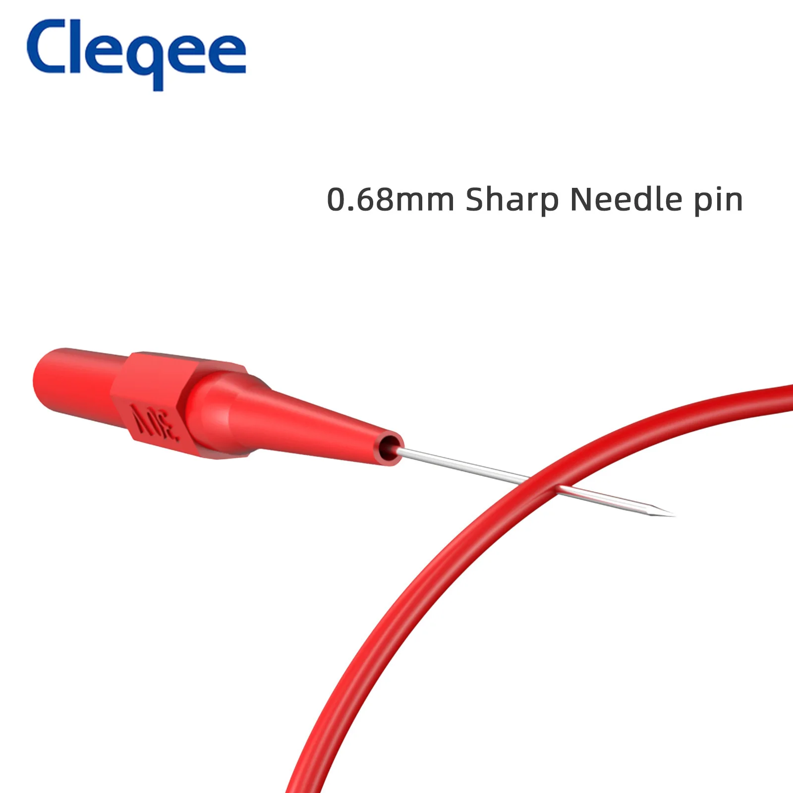 Изолированная игла для пирсинга Cleqee P5007 2 шт. неразрушительный мультиметр