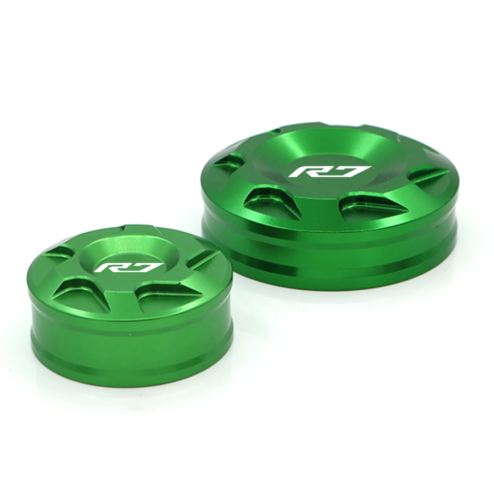 

For KAWASAKI YZF R7 YZFR7 2021-2022 Front Rear Brake Clutch Fluid Reservoir Cover Motorcycle Accessories CNC Tank Cap