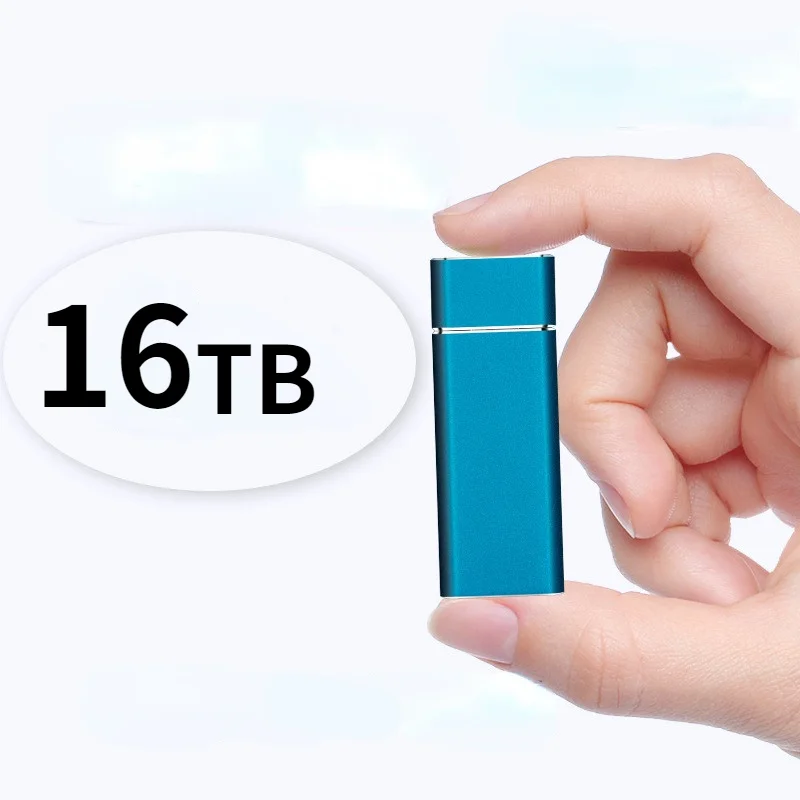 

Твердотельный Накопитель SSD для мобильных устройств, портативный накопитель USB 3,1, 4 ТБ, 8 ТБ, 16 ТБ