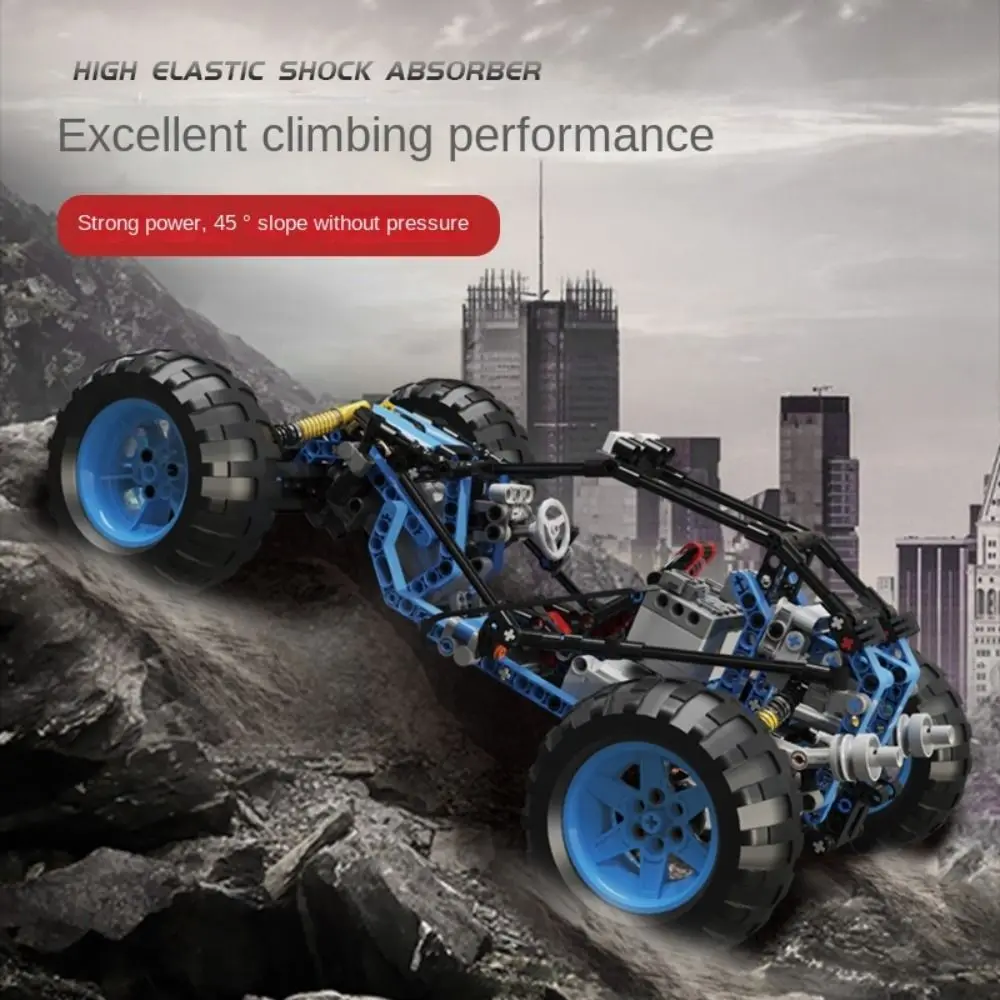 Toy Gift Four-wheel Drive Vehicle Toys Building Blocks RC Car Drift Climbing Car Alloy Racing Cars Rock Crawler