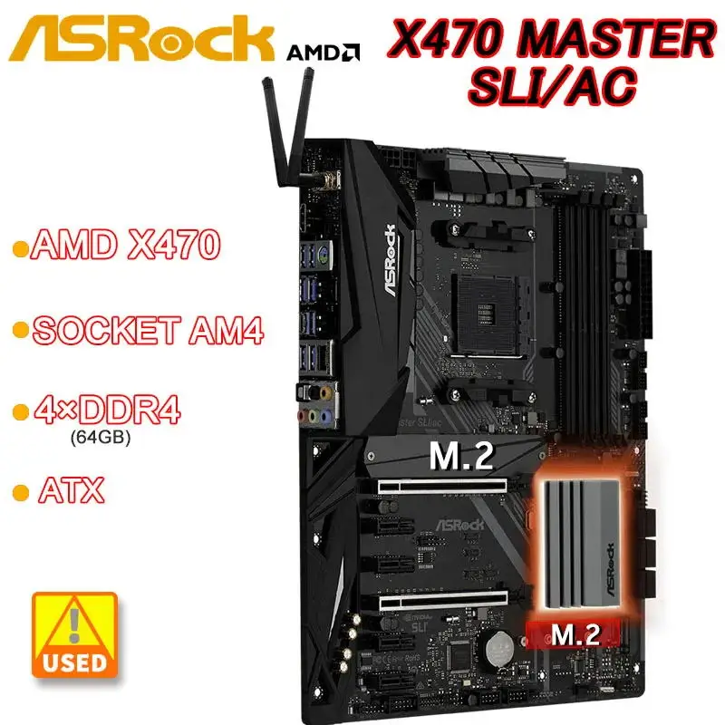 ASROCK X470 MASTER SLI/AC