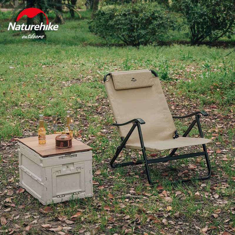 Naturehike складной стул для кемпинга с подушкой сверхлегкий портативный и рыбалки