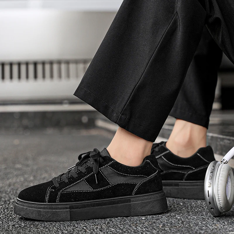 Мужские кроссовки на платформе универсальная повседневная обувь для скейтборда