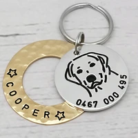 personalized any breed dog tag custom dog tag labrador dog id tag golden retriever dog tag engraved name collar tag puppy tag