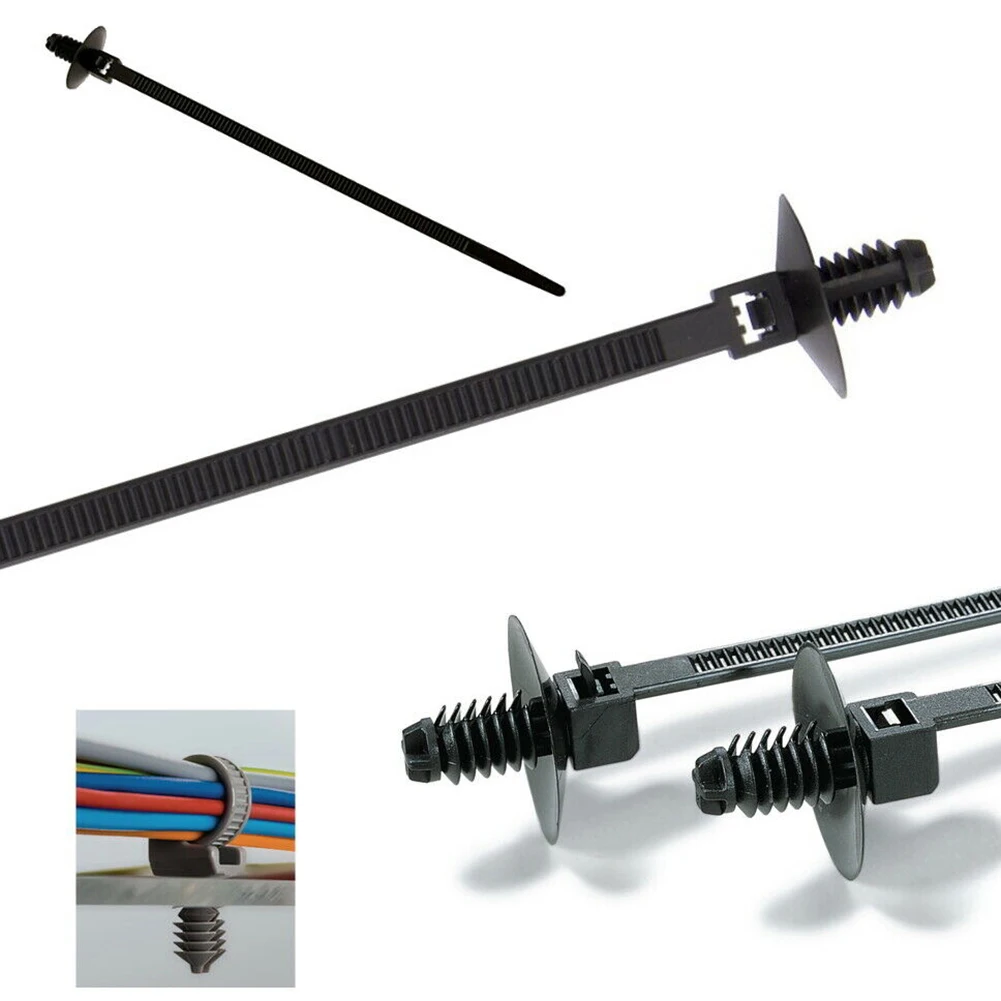 

Exterior Bundled Wire Bands Boat Car Truck Black Bundled Wire Bands Car Accessories Fitment For All Models Nylon