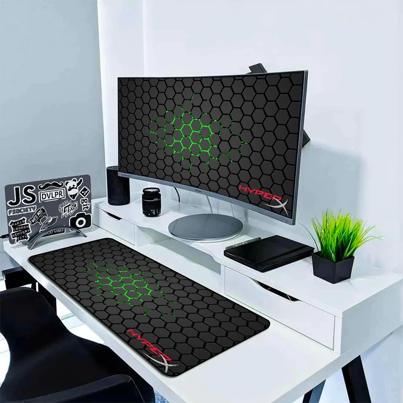 

Pc Gamer Cabinets HyperX Mouse Pad Large Office Carpet Table Mat Kawaii Desk Accessories Cute Mousepads Deskmat Mousepad Cabinet