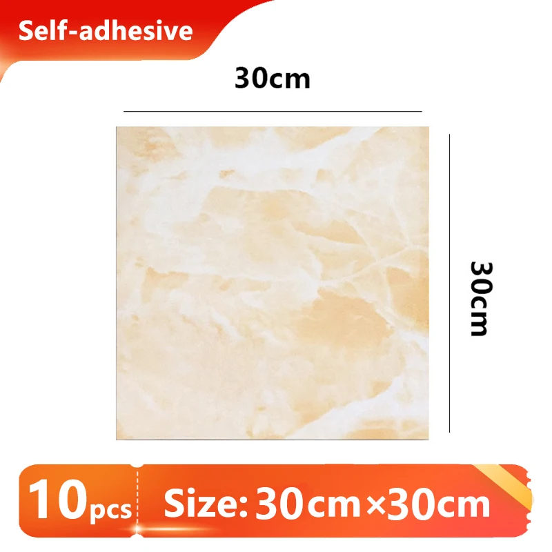 

10PCS New Marble Self Adhesive Wallpaper for Bathroom Kitchen Cupboard Countertops Contact Paper PVC Waterproof Wall Sticker