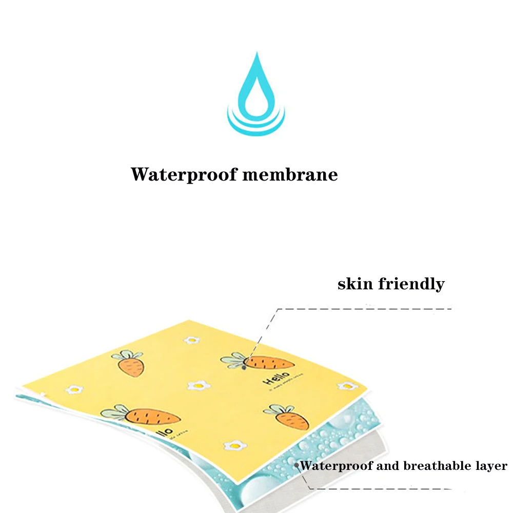 Водонепроницаемые детские пеленки многофункциональный коврик для пеленок