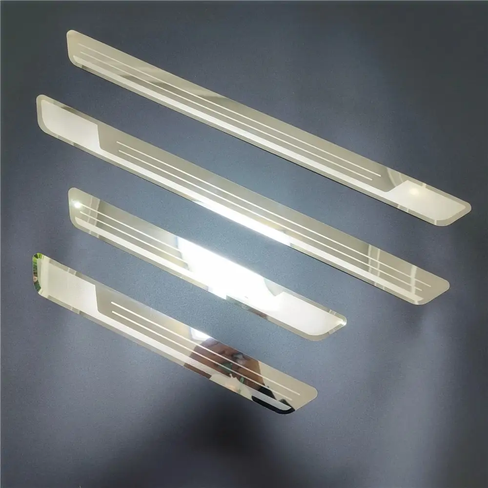 

Для Volkswagen VW Tiguan 2017 2018 2019 2020 2021 2022 2023 Защитные накладки на пороги, накладка на порог, автомобильные аксессуары