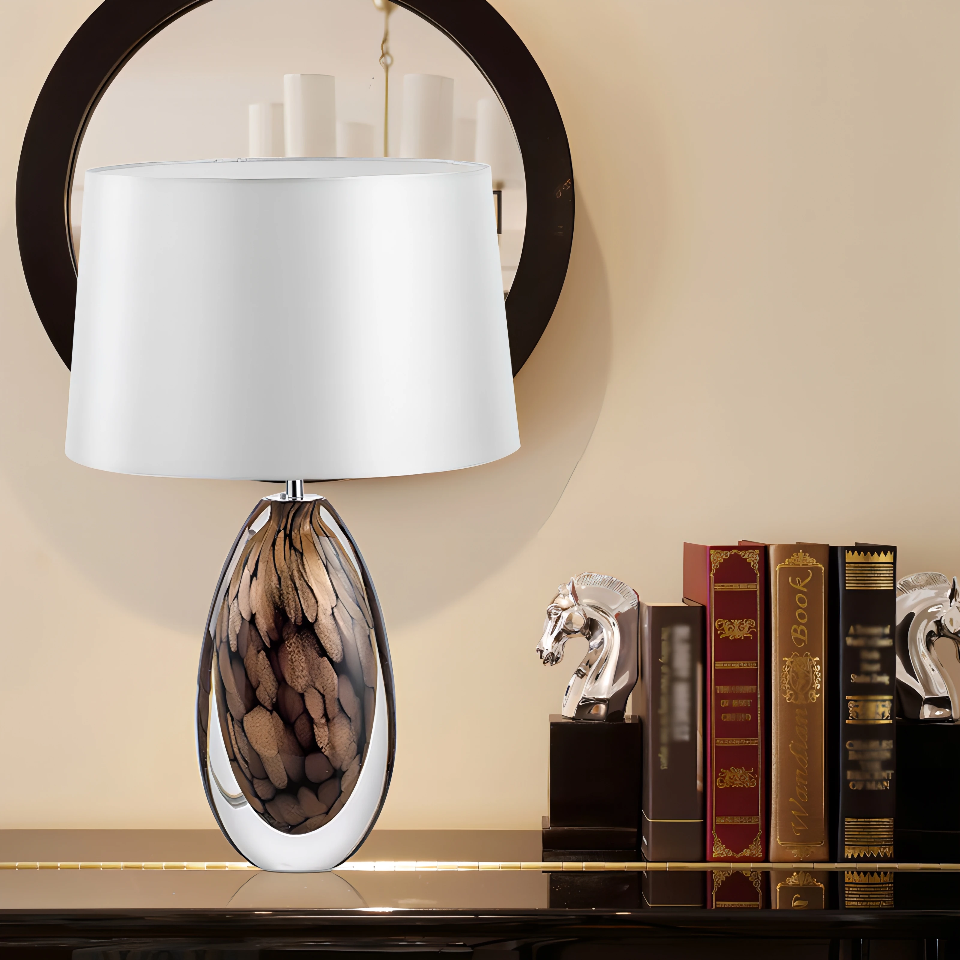

Luxury Desk Lamps Clear Crystal E27 Metal 2023 Table Lamp Luxury Table lamp Bedroom Lamp Room Decor Study Lamps Nordic Led Lamps